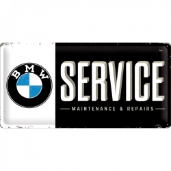 Tablica Retro Metalowa - BMW Service